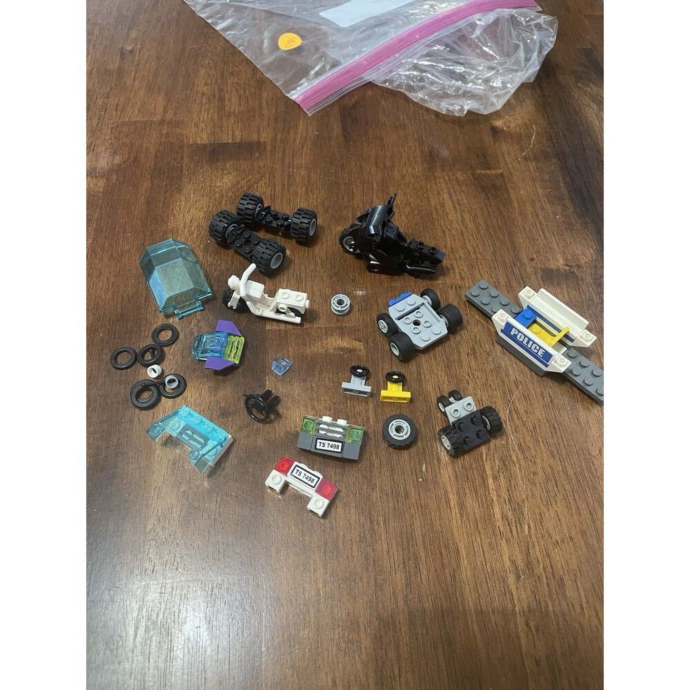 Lot Of Assorted Car Lego Pieces And Accessories